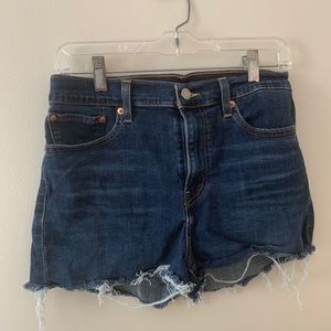 Levi’s Darkwash Denim Shorts